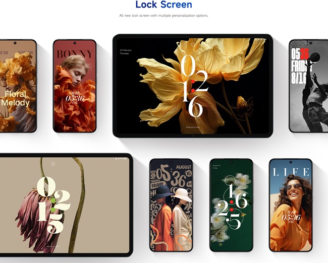 Personalization Features of HyperOS lock Screen Wallpaper
