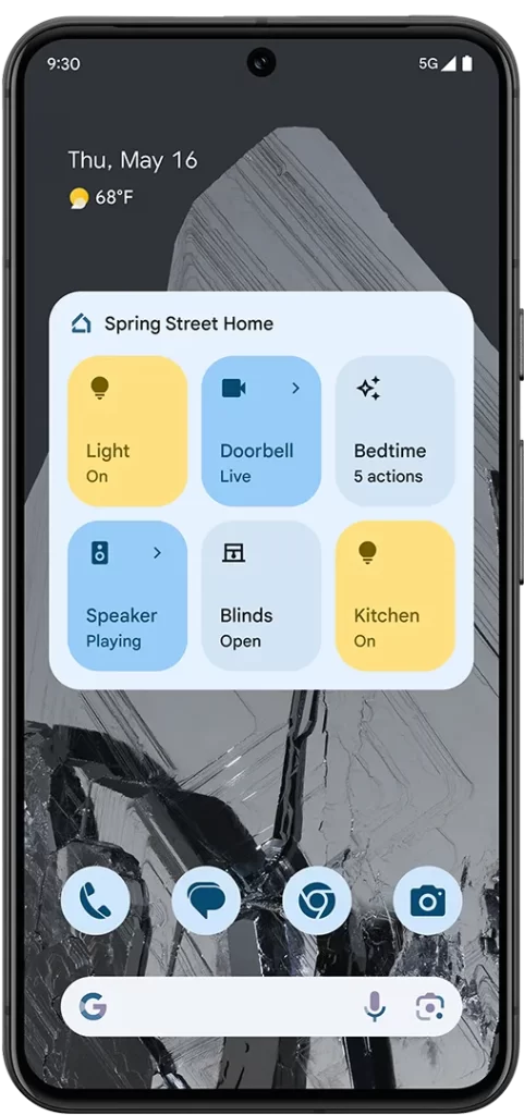 Smart Home Favorites Widget Pixel Feature Drop
