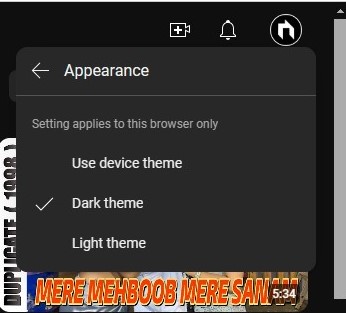 How to Enable Dark Mode in YouTube