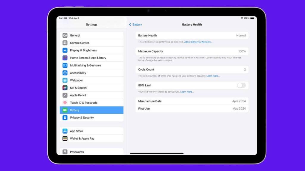 How to Check iPad Battery Health