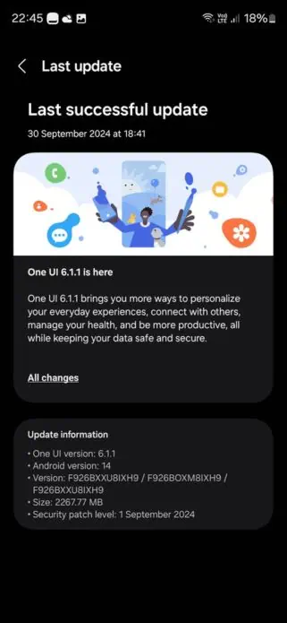 One UI 6.1.1 Update for Galaxy Z Fold 3 and Z Flip 3