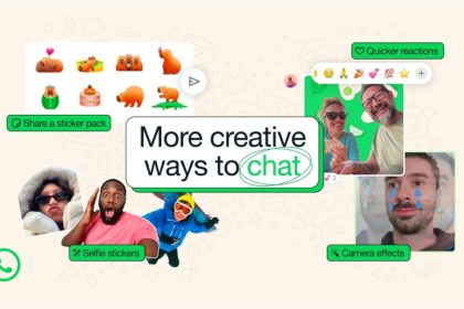 WhatsApp Exciting New Features Camera Effects, Selfie Stickers, and Faster Reactions