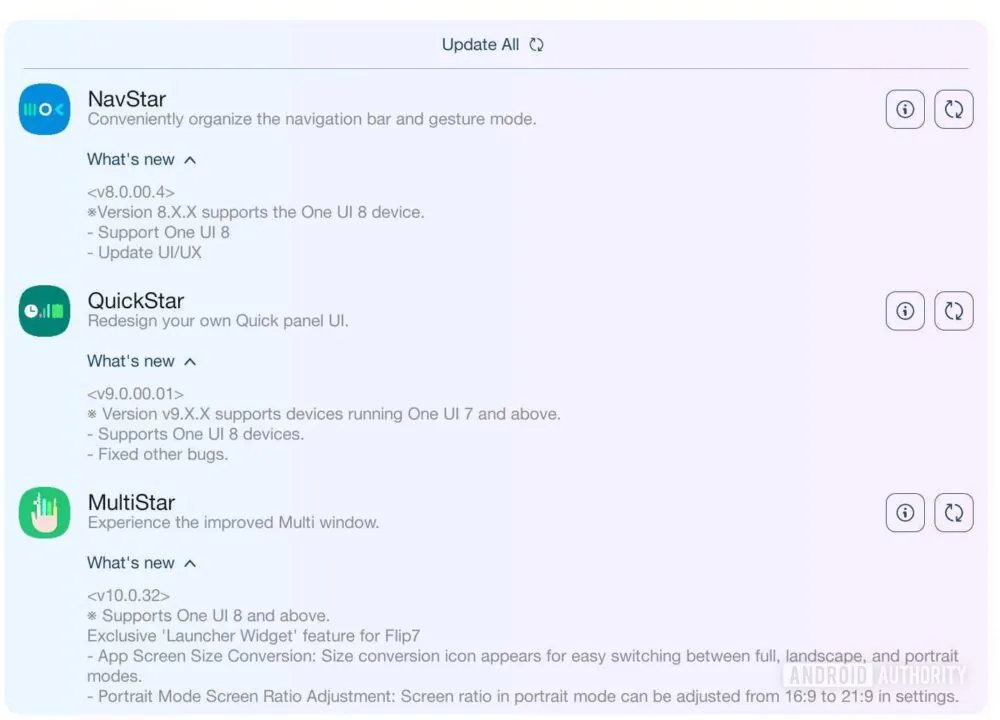 NavStar One UI 8