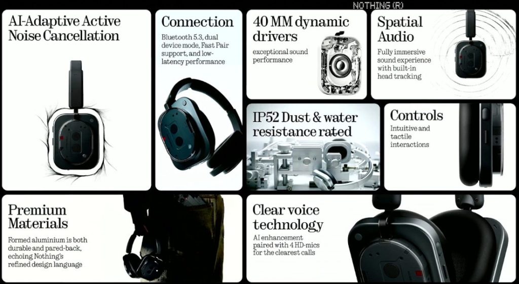 Nothing Headphone 1 features