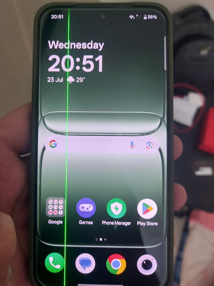 OnePlus 13s Users Report Green Line