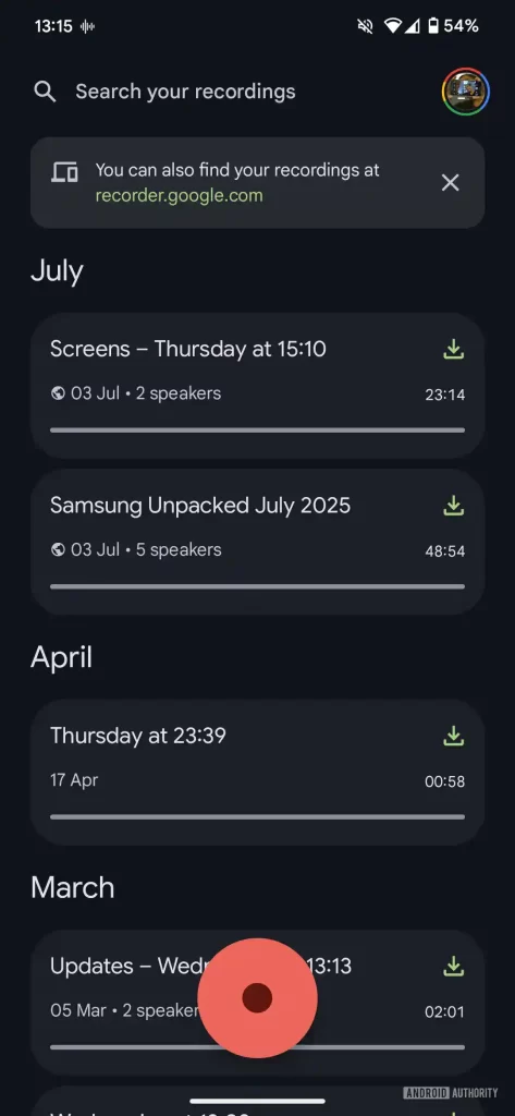 Pixel Recorder App