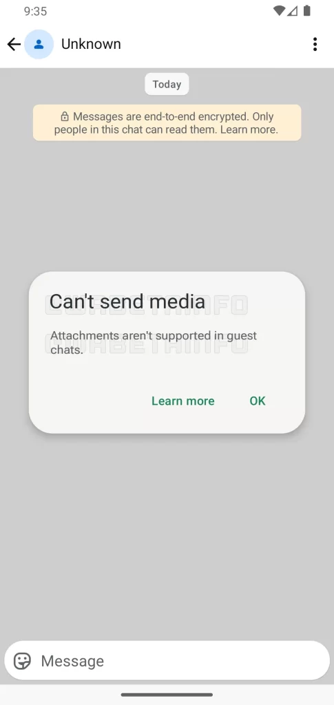 Guest Chat WhatsApp