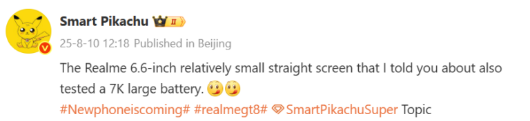 Realme GT 8 Leak