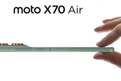 Motorola teases moto X70 Air launch in China, calls it “Air with AI”
