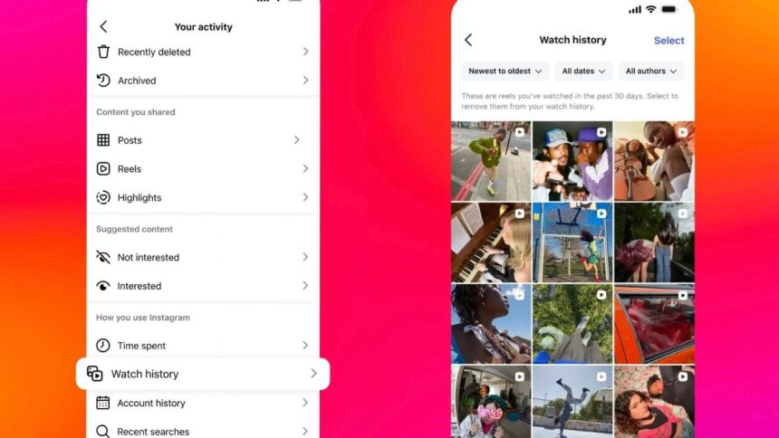 Instagram Adds YouTube-Like Watch History for Reels, And It’s a Game-Changer