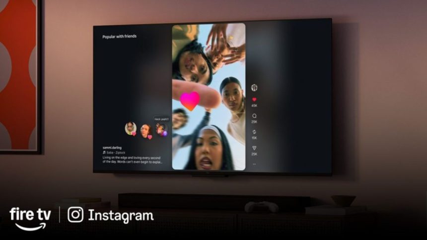 Instagram for TV Testing on Fire TV Reels Go Big Screen
