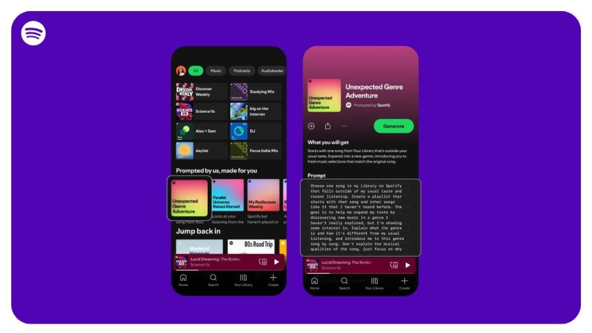 Spotify Tests New Prompted Playlists to Give Users More Control