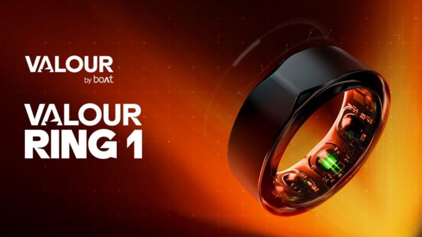 boAt Valour Ring 1 Launched Titanium Smart Ring with 15-Day Battery